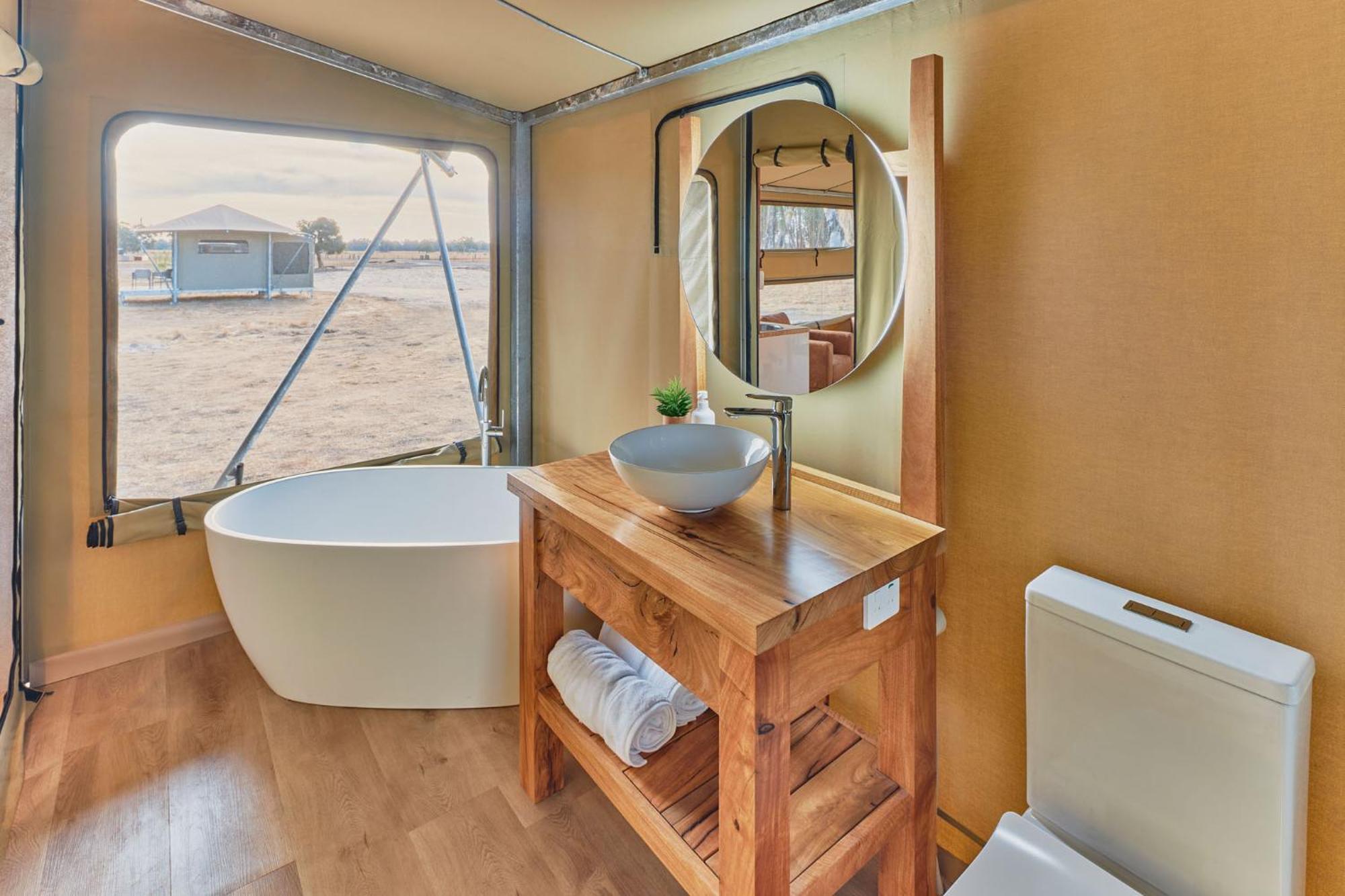 Broadwater Willow Wood Glamping Retreat מראה חיצוני תמונה